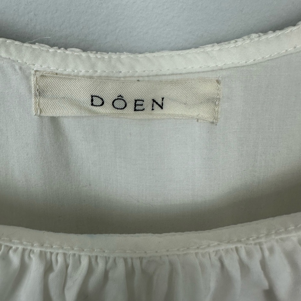 Doen White Ruffled Mini Dress - Picture 13 of 15
